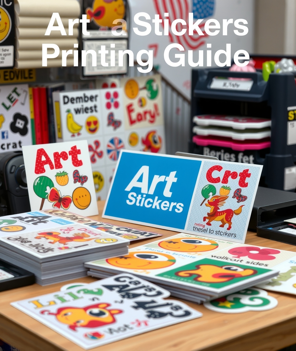 Preparation visual for Art Stickers Printing Guide