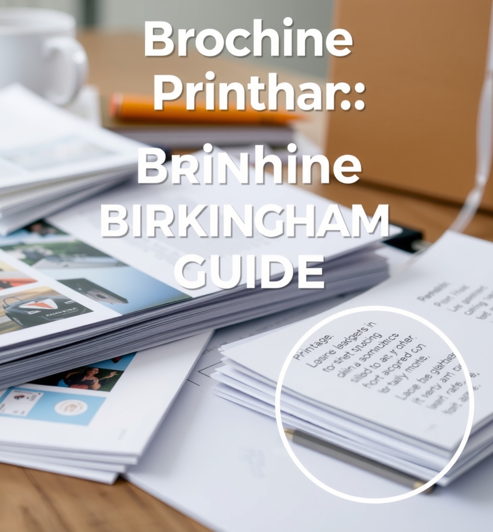 Checklist for Brochure Printing Birmingham Guide