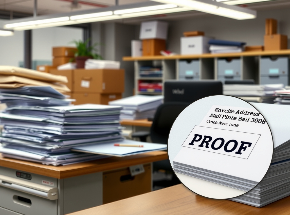 Quality check visual for Envelope Address Printing Guide