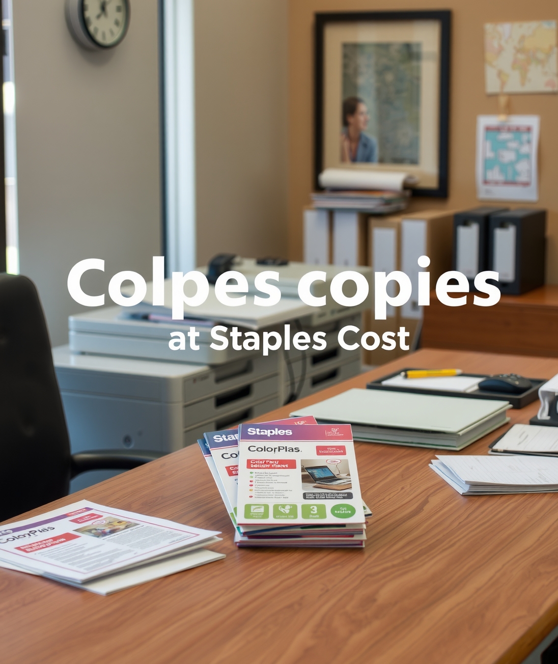 Checklist for Color Copies at Staples Cost