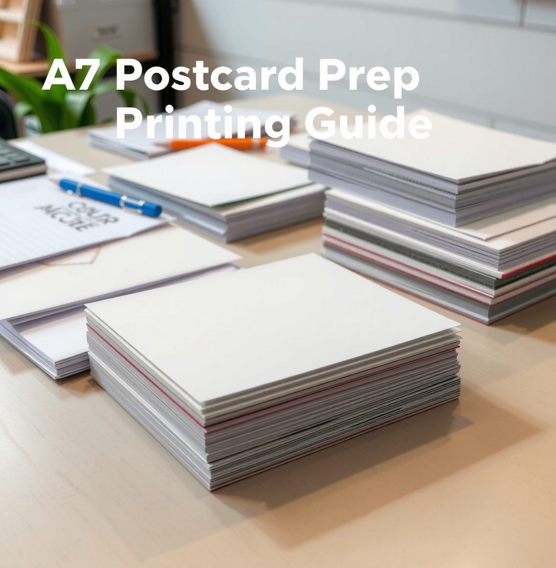 A7 Postcard Printing Guide