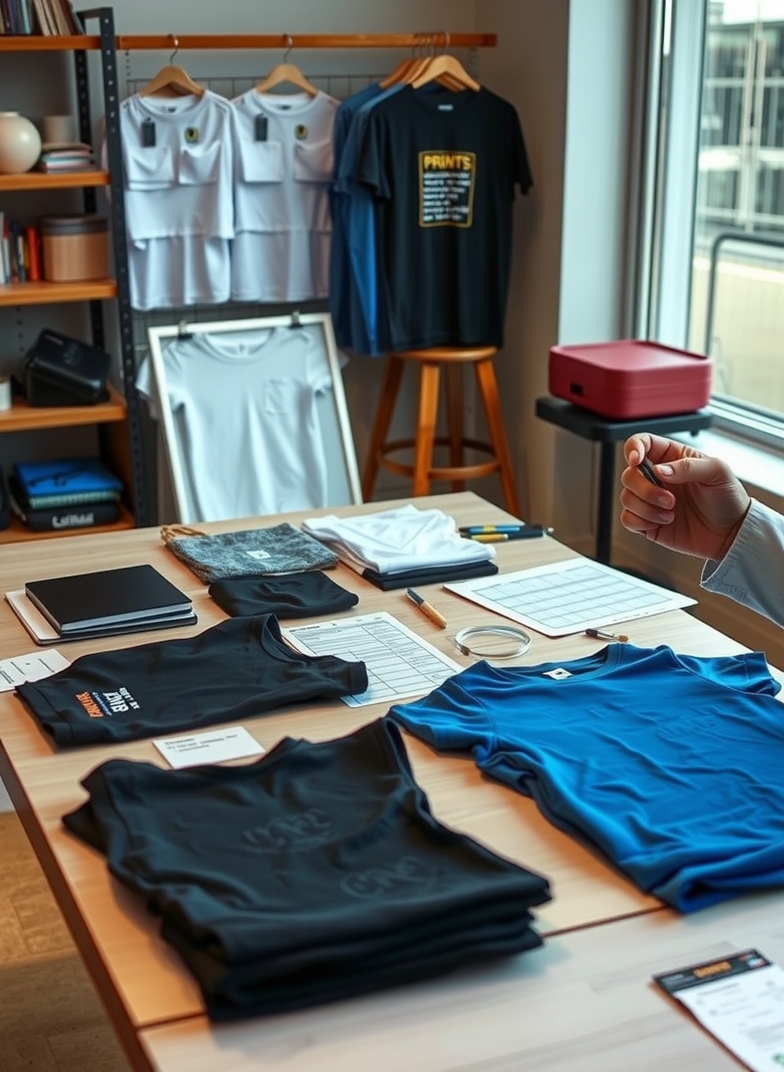 Preparation visual for Tshirt Printing Plus Kalamazoo Guide