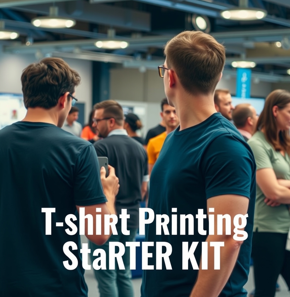 Preparation visual for Tshirt Printing Starter Kit Guide