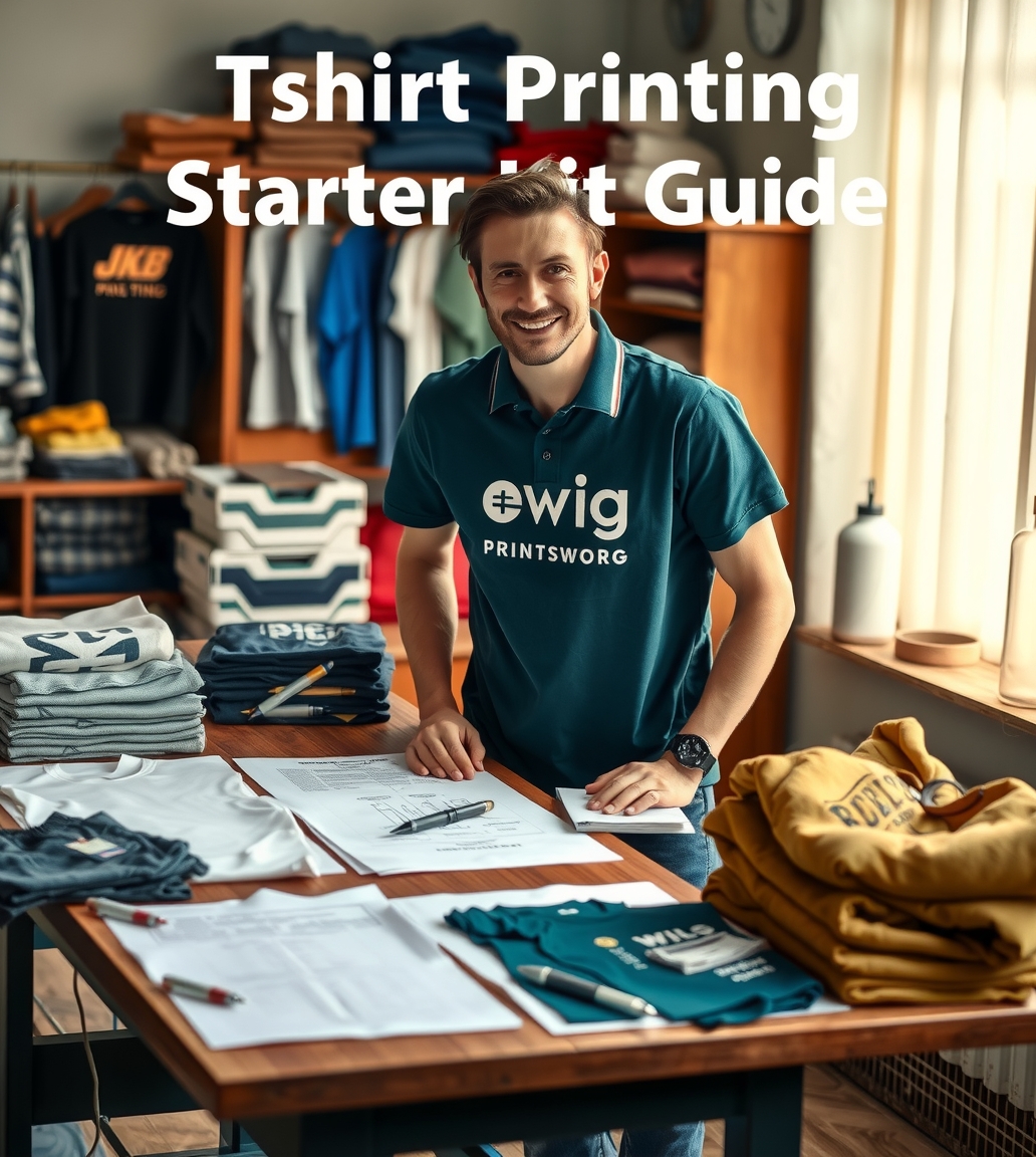 Quality check visual for Tshirt Printing Starter Kit Guide