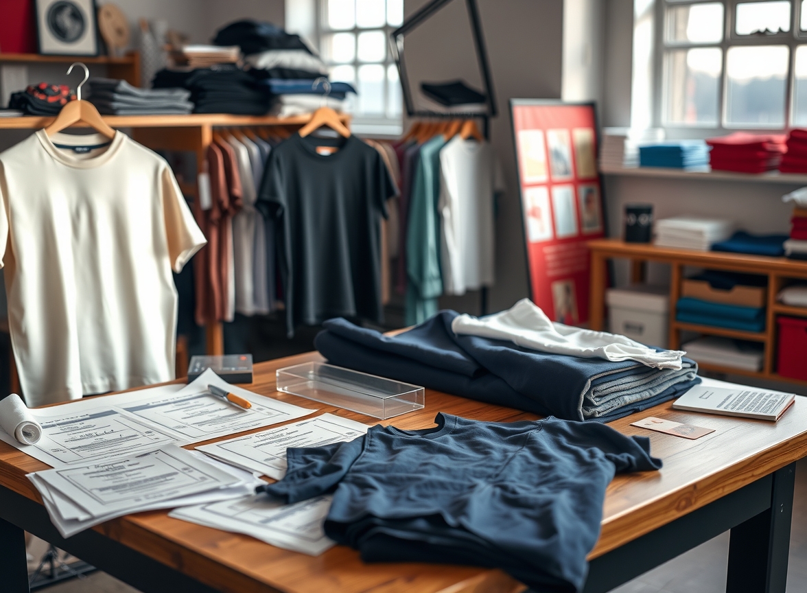 Preparation visual for Start a Tshirt Printing Business at Home Guide