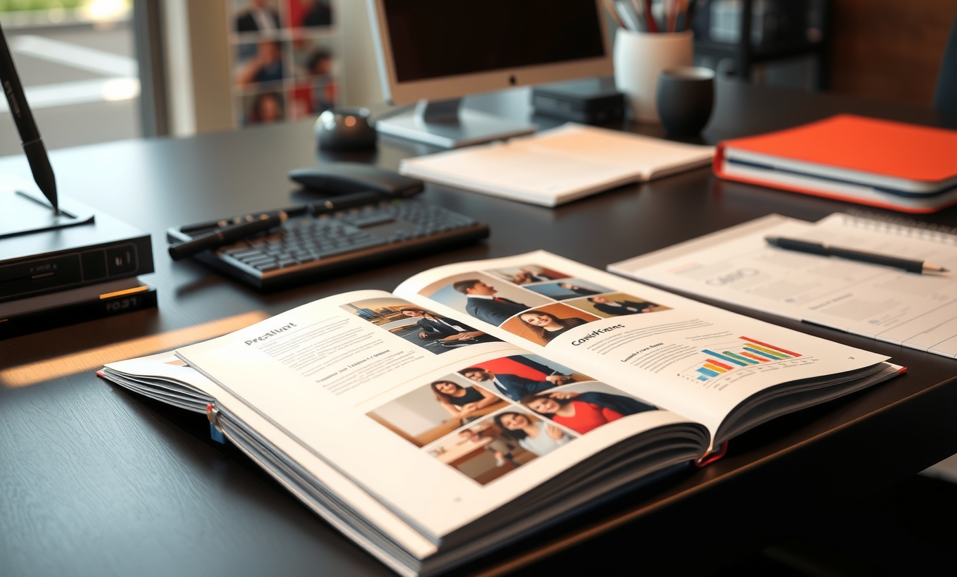 Preparation visual for 9x12 Brochure Printing Guide