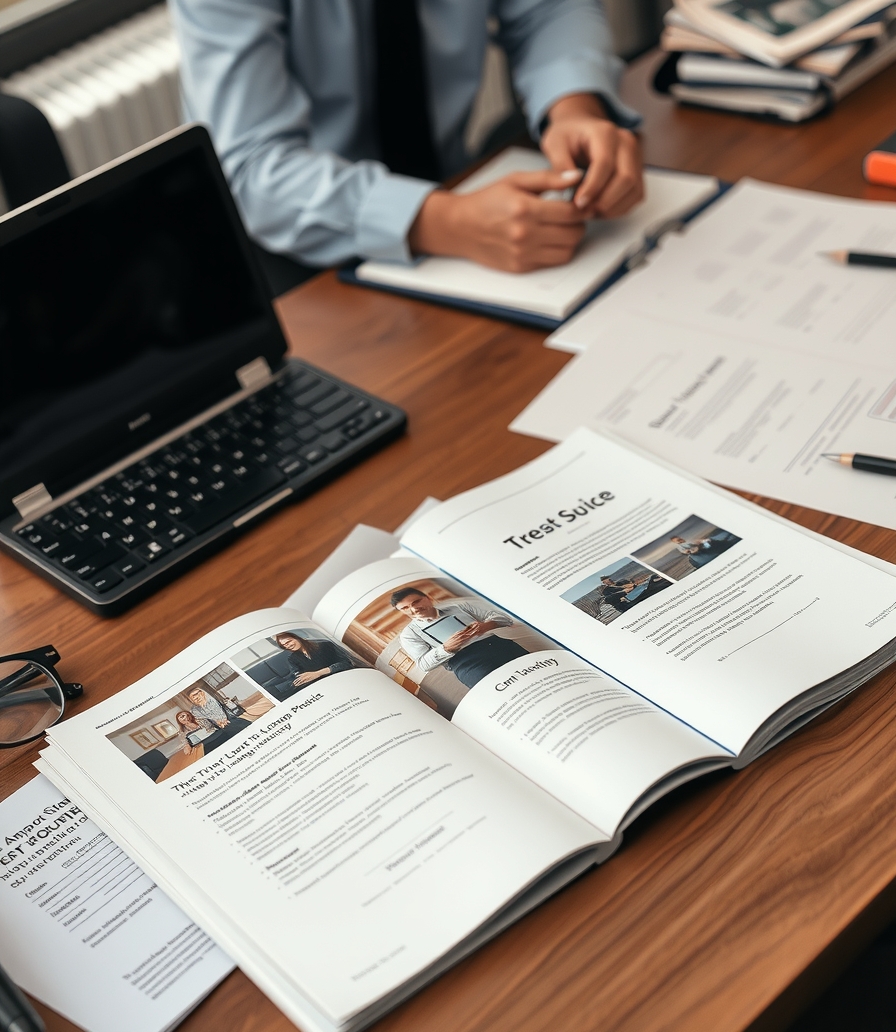 Preparation visual for Best Brochure Printing