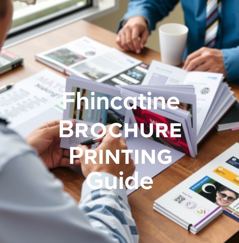 Preparation visual for Brochure Printing Chennai Guide