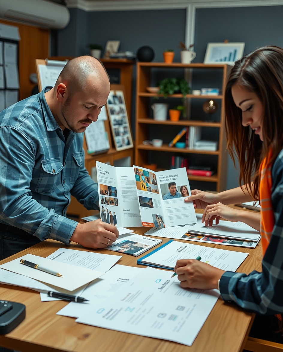 Quality check visual for Trifold Brochure Printing Near Me Cost