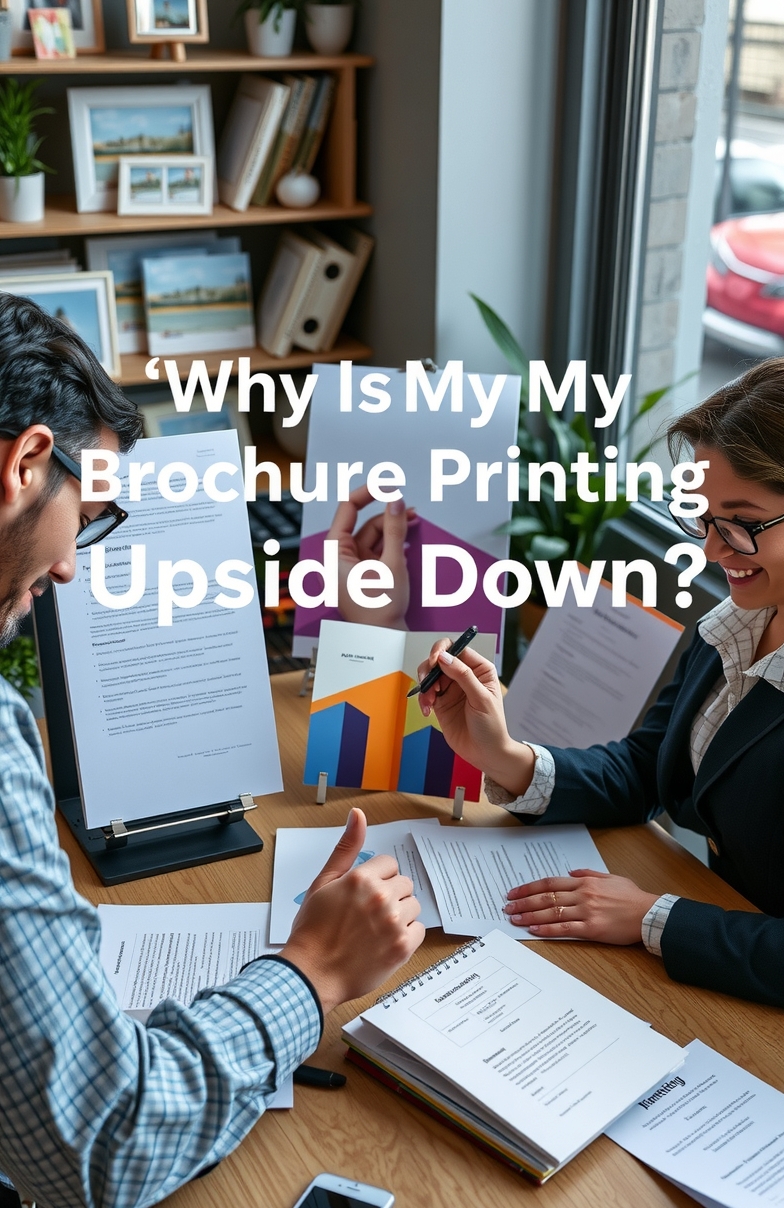 Checklist for Why Is My Brochure Printing Upside Down Guide