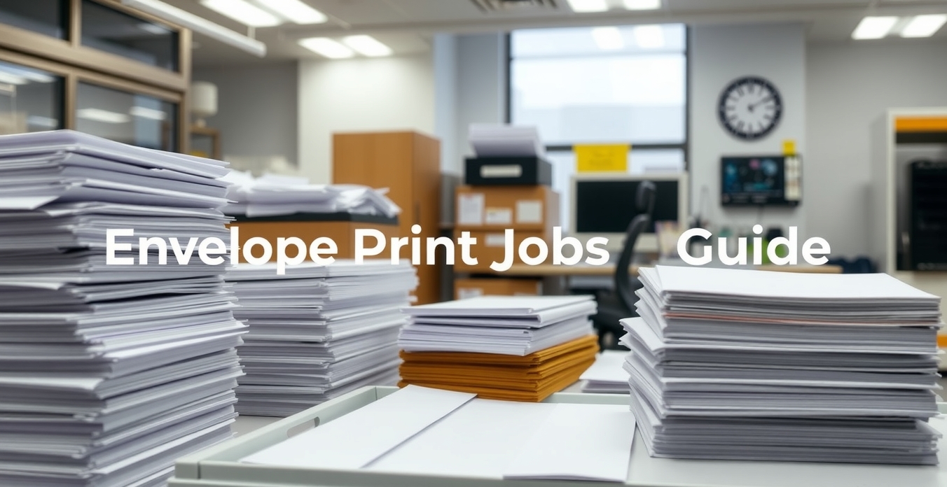 Checklist for Envelope Printing Jobs Guide