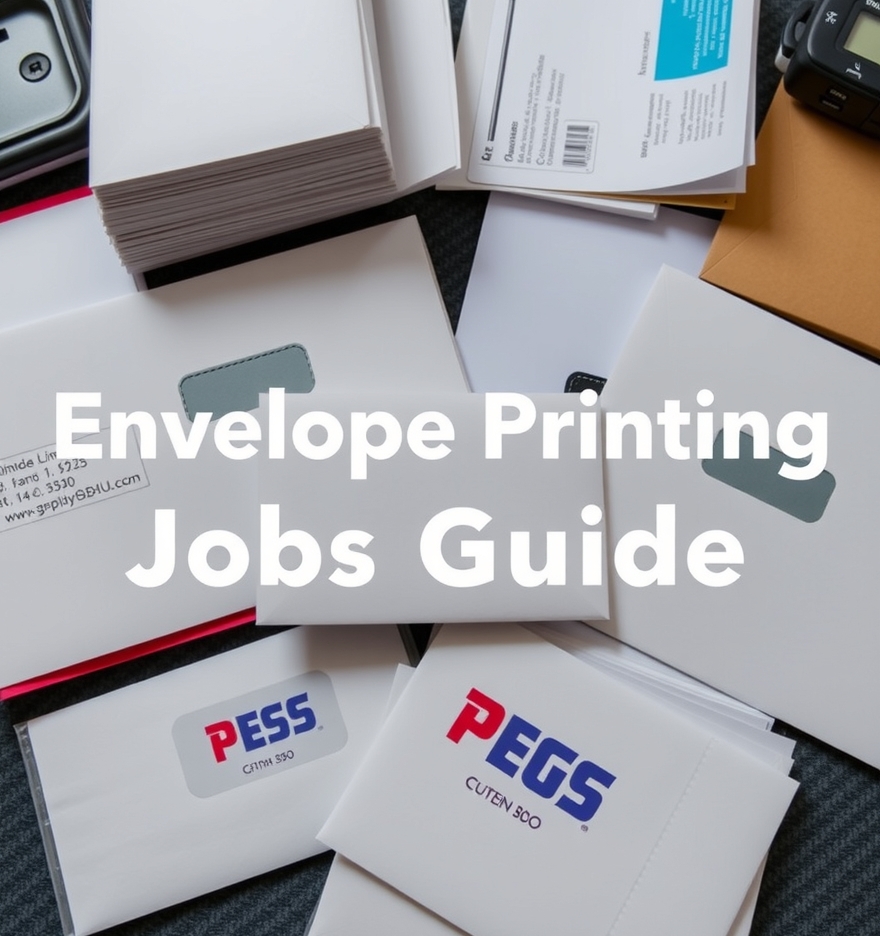 Preparation visual for Envelope Printing Jobs Guide