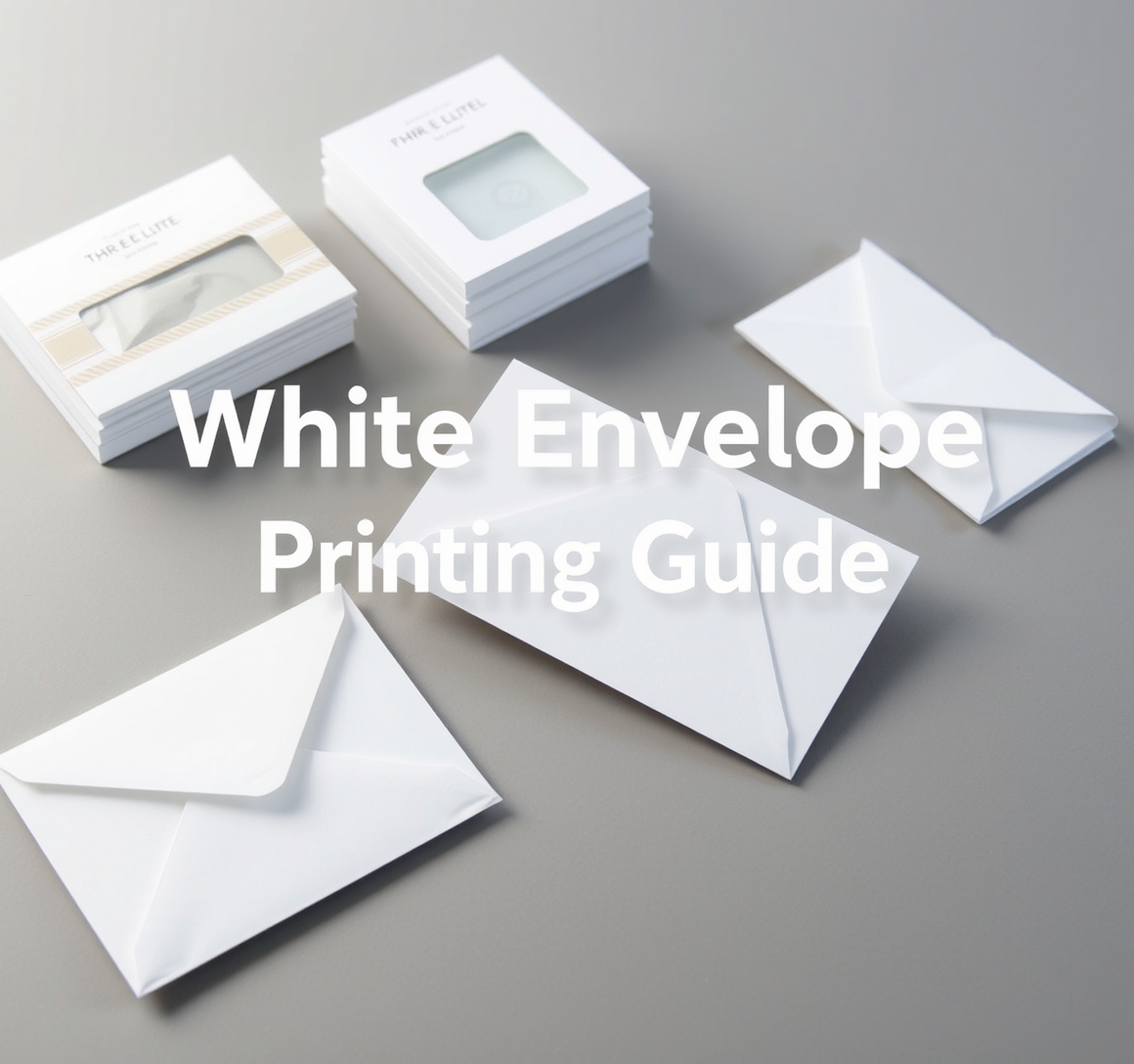 Preparation visual for White Envelope Printing Guide