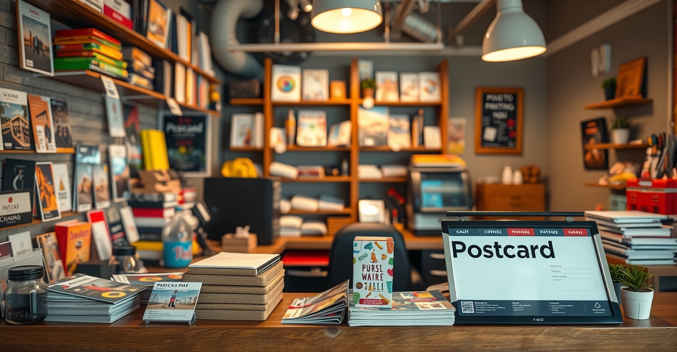 Preparation visual for Postcard Printing India Guide