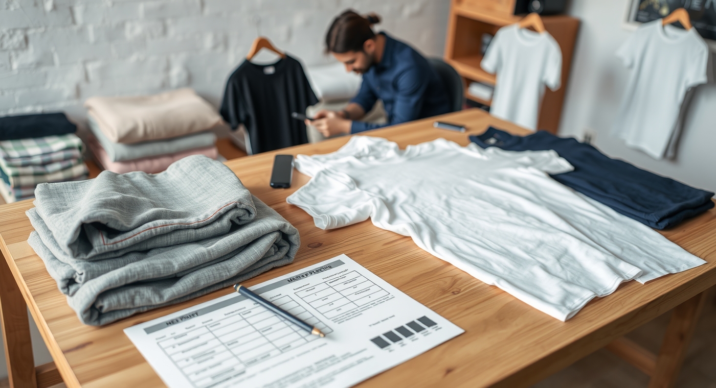 Preparation visual for Tshirt Printing Reading Guide