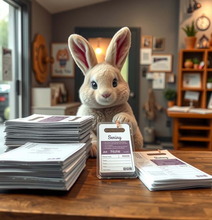 Preparation visual for Bunny Door Hangers Guide