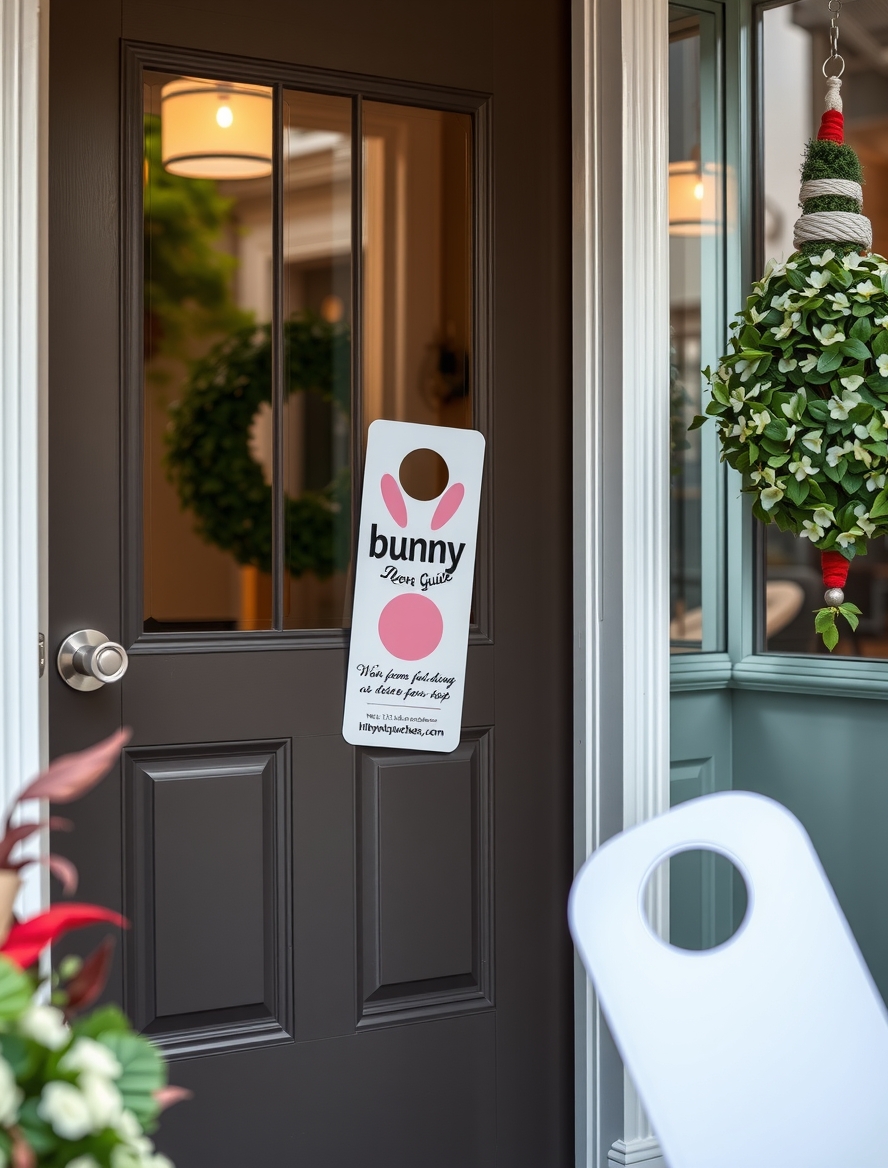 Quality check visual for Bunny Door Hangers Guide