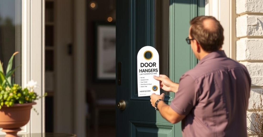 Preparation visual for Is Hanging Door Hangers Soliciting Guide