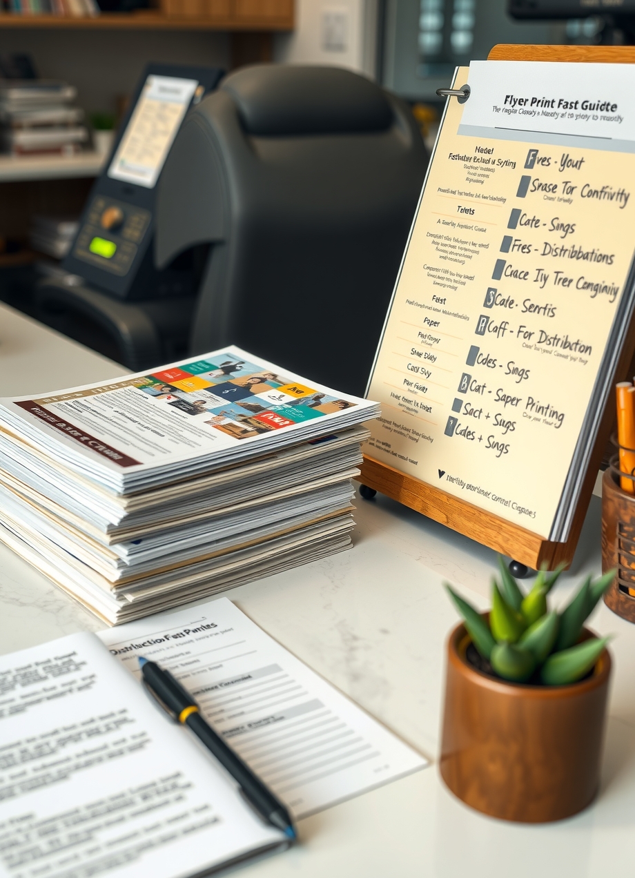 Checklist for Flyer Printing Fast Guide