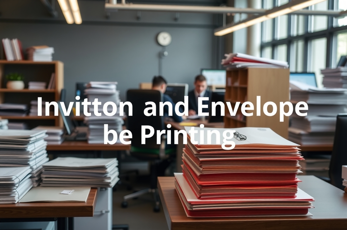 Preparation visual for Invitation and Envelope Printing Guide
