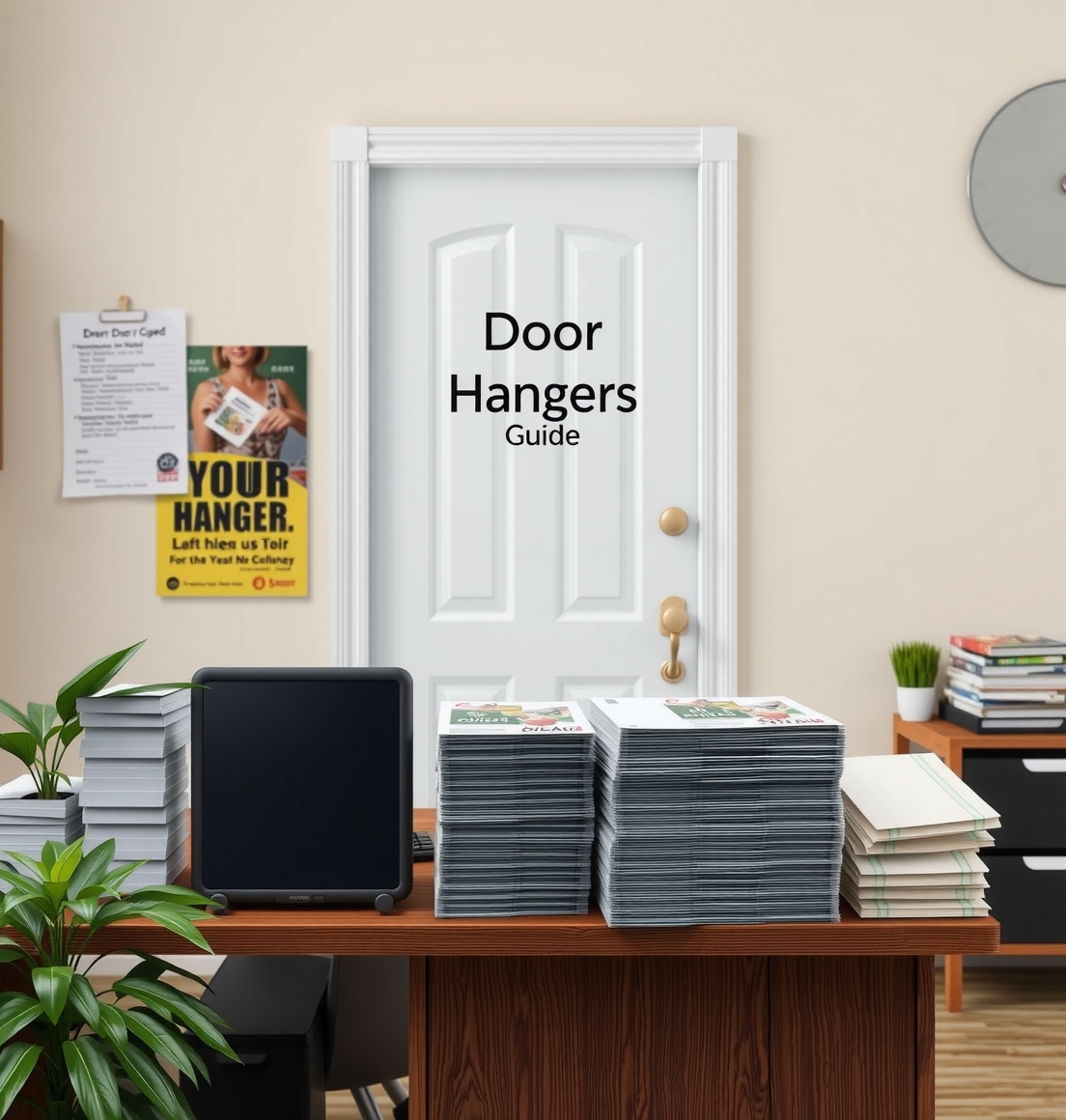 Preparation visual for Large Door Hangers Guide