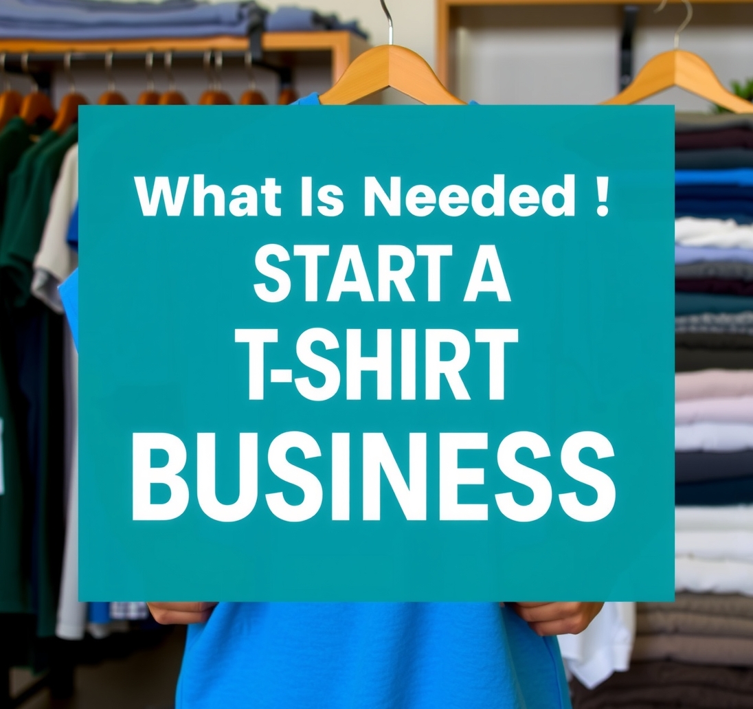 What Is Needed to Start a Tshirt Printing Business Guide