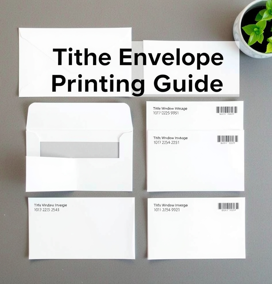 Preparation visual for Tithe Envelope Printing Guide