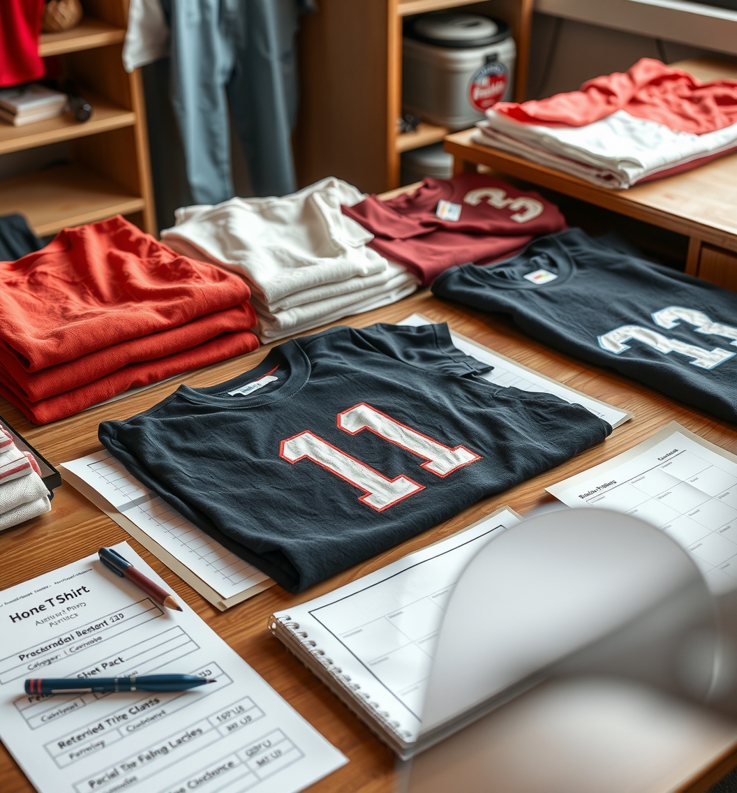 Preparation visual for Home Tshirt Printing Guide