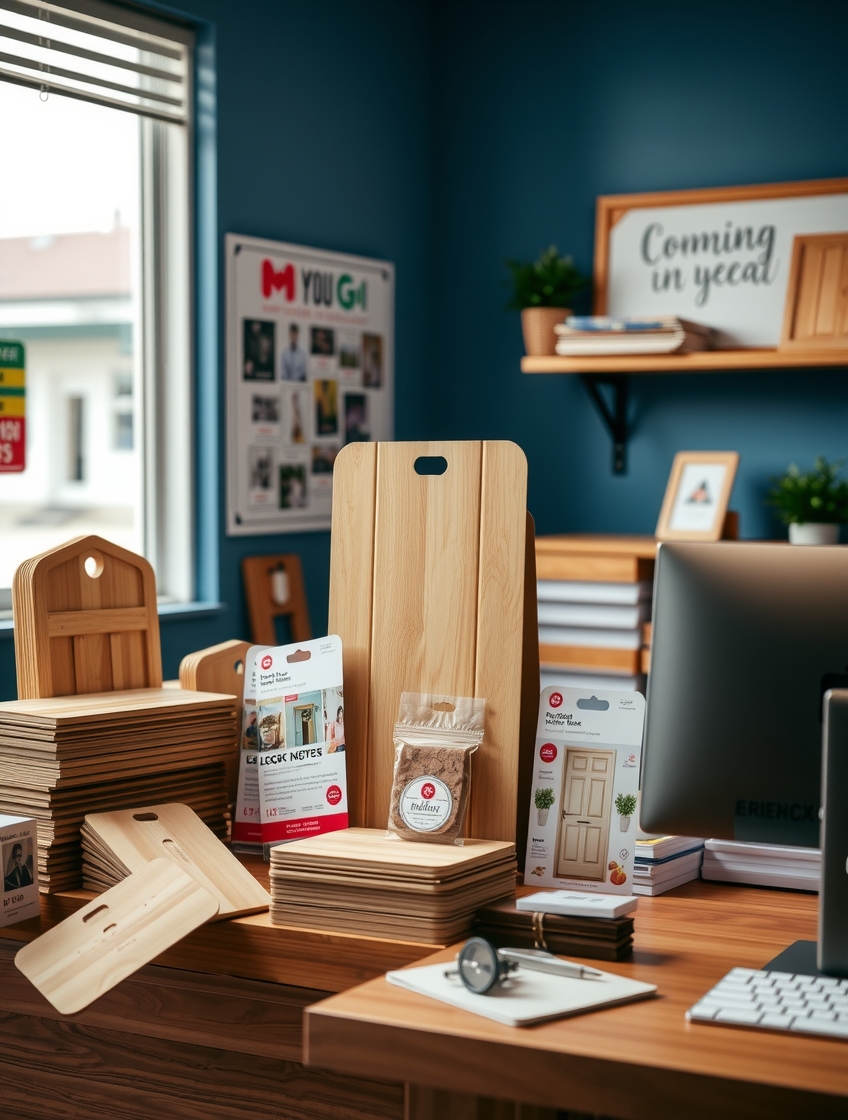 Preparation visual for Wood Cut Outs for Door Hangers Guide