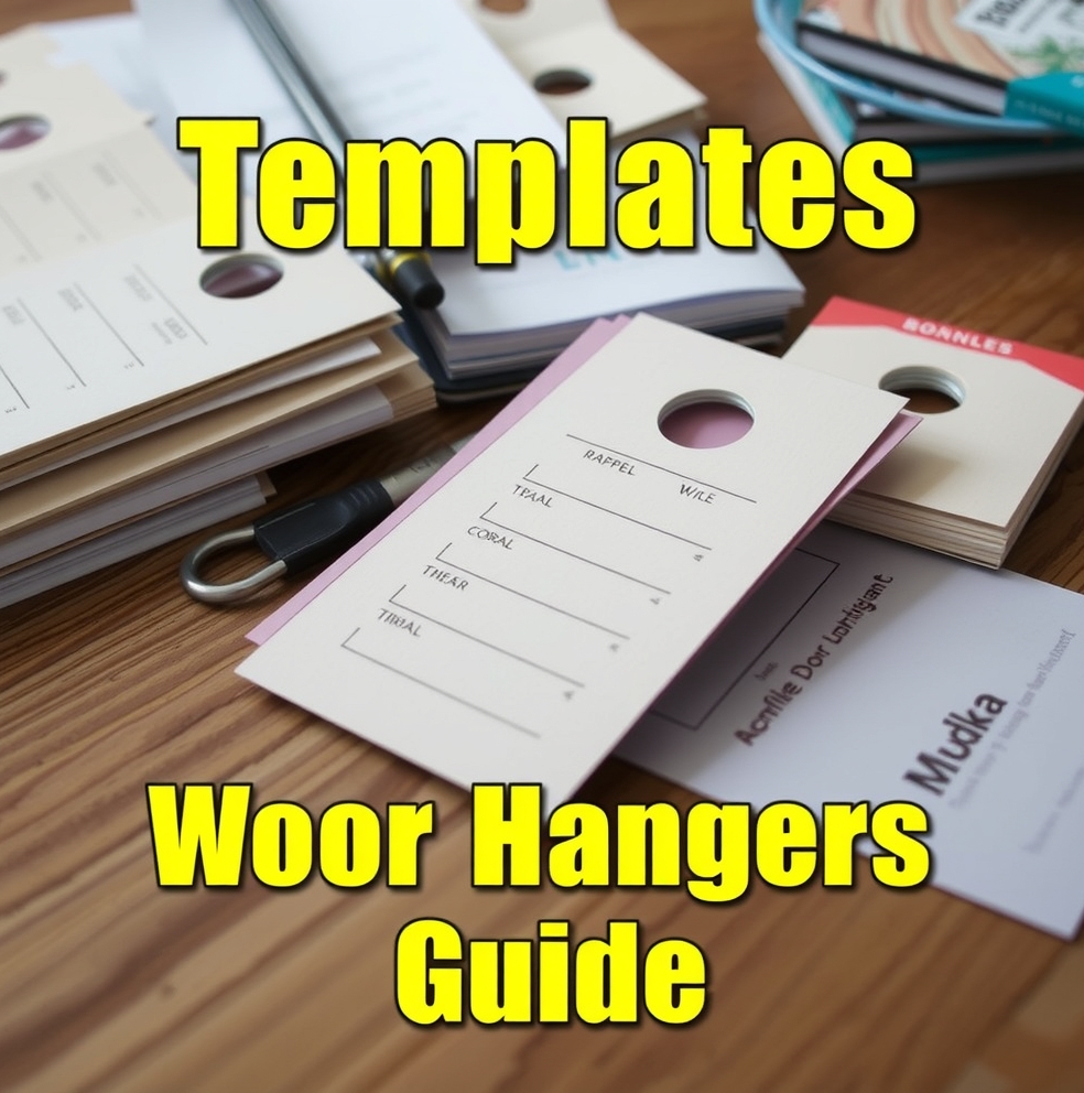 Templates for Wooden Door Hangers Guide