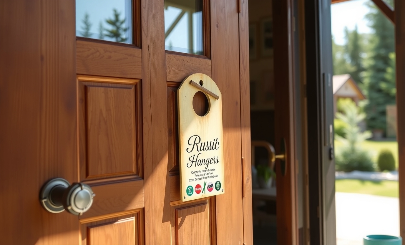 Preparation visual for Rustic Door Hangers Guide