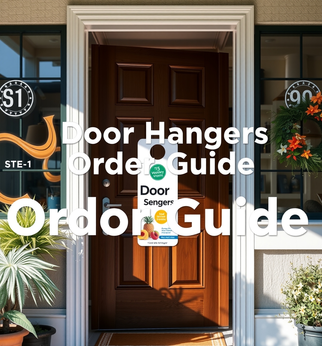 Checklist for Door Hangers Order Guide