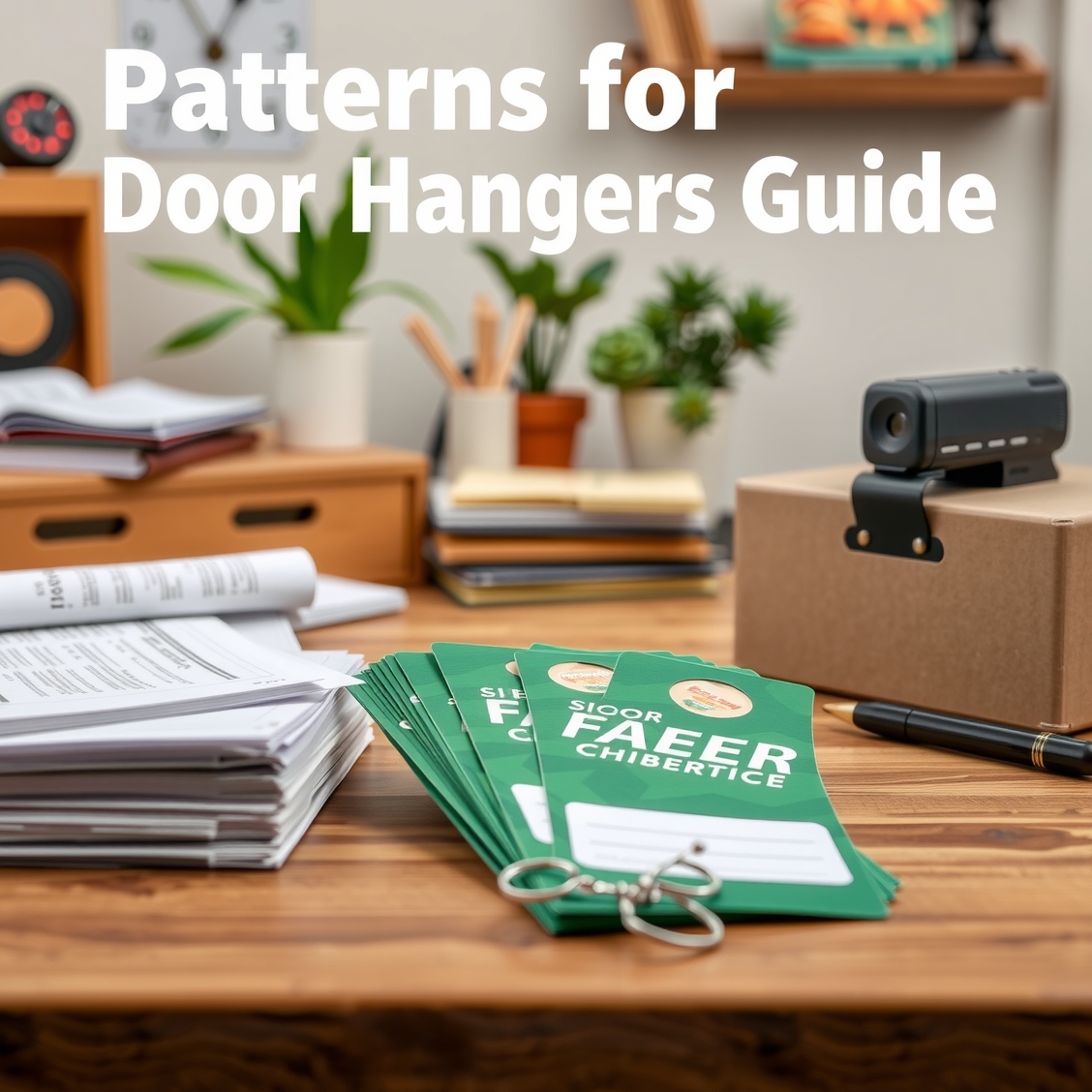 Quality check visual for Patterns for Door Hangers Guide