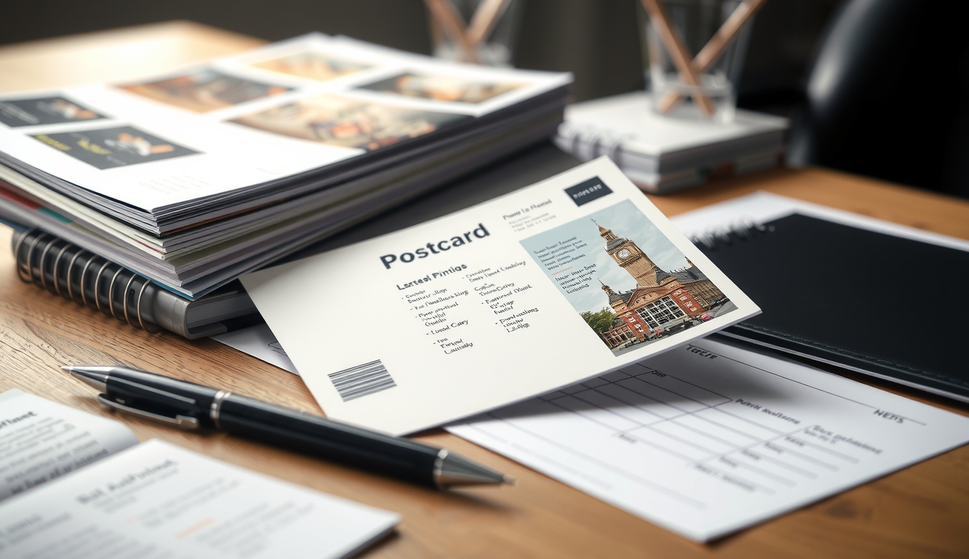Checklist for Postcard Printing Service London Guide