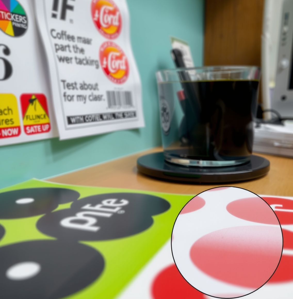 Quality check visual for Stickers Printing London Guide