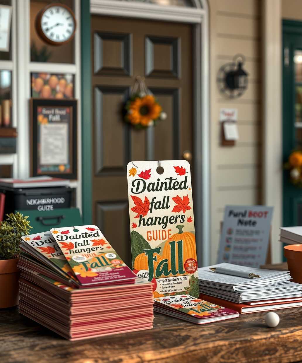 Preparation visual for Painted Fall Door Hangers Guide