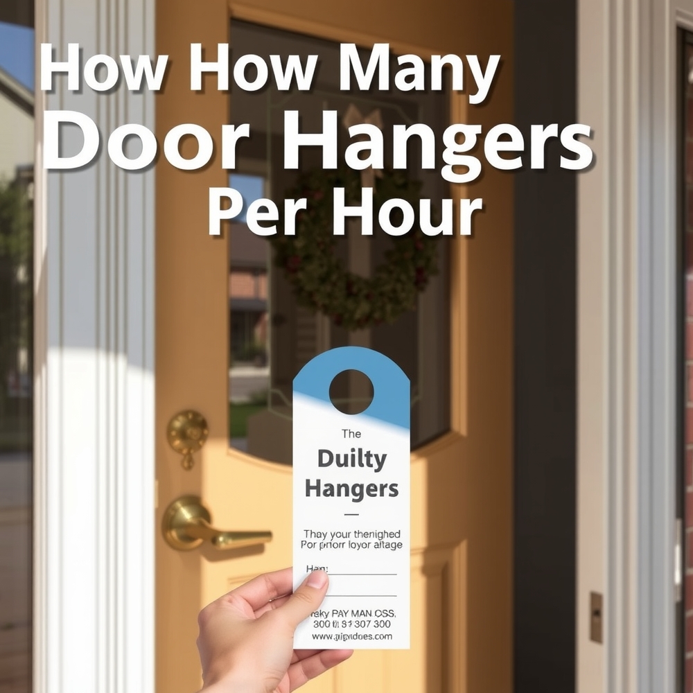 Checklist for How Many Door Hangers Per Hour Guide
