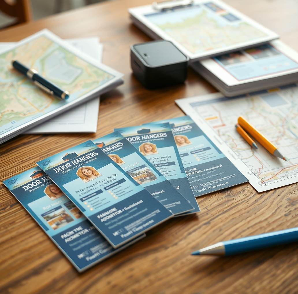 Quality check visual for Door Hangers for Real Estate Agents