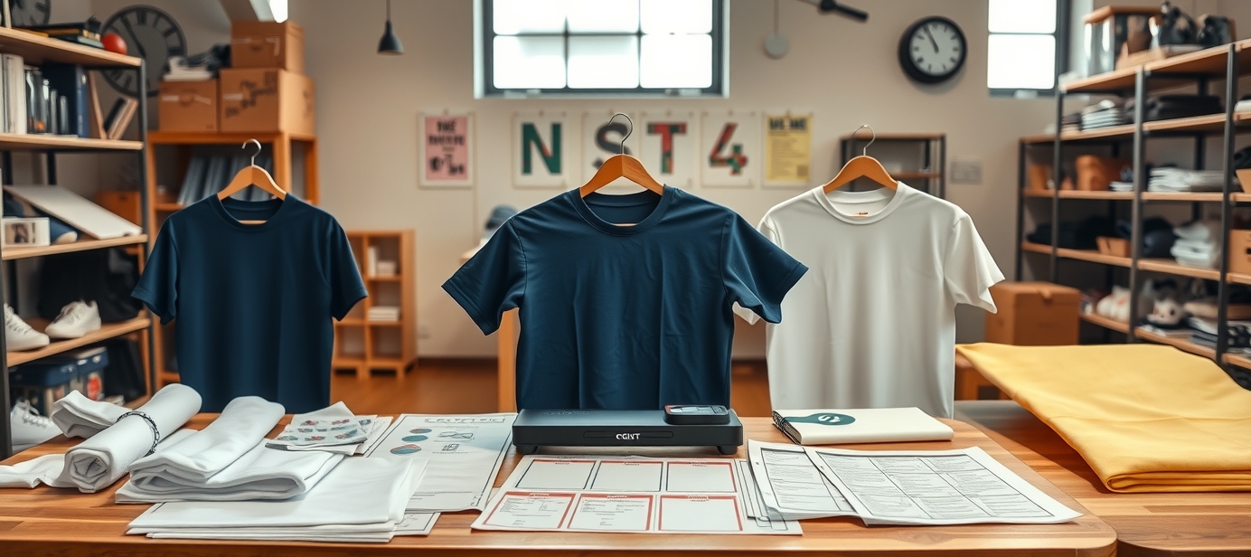 Preparation visual for Cricut Tshirt Printing Guide