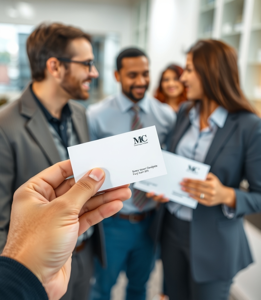 Preparation visual for Black Business Cards Printing Guide