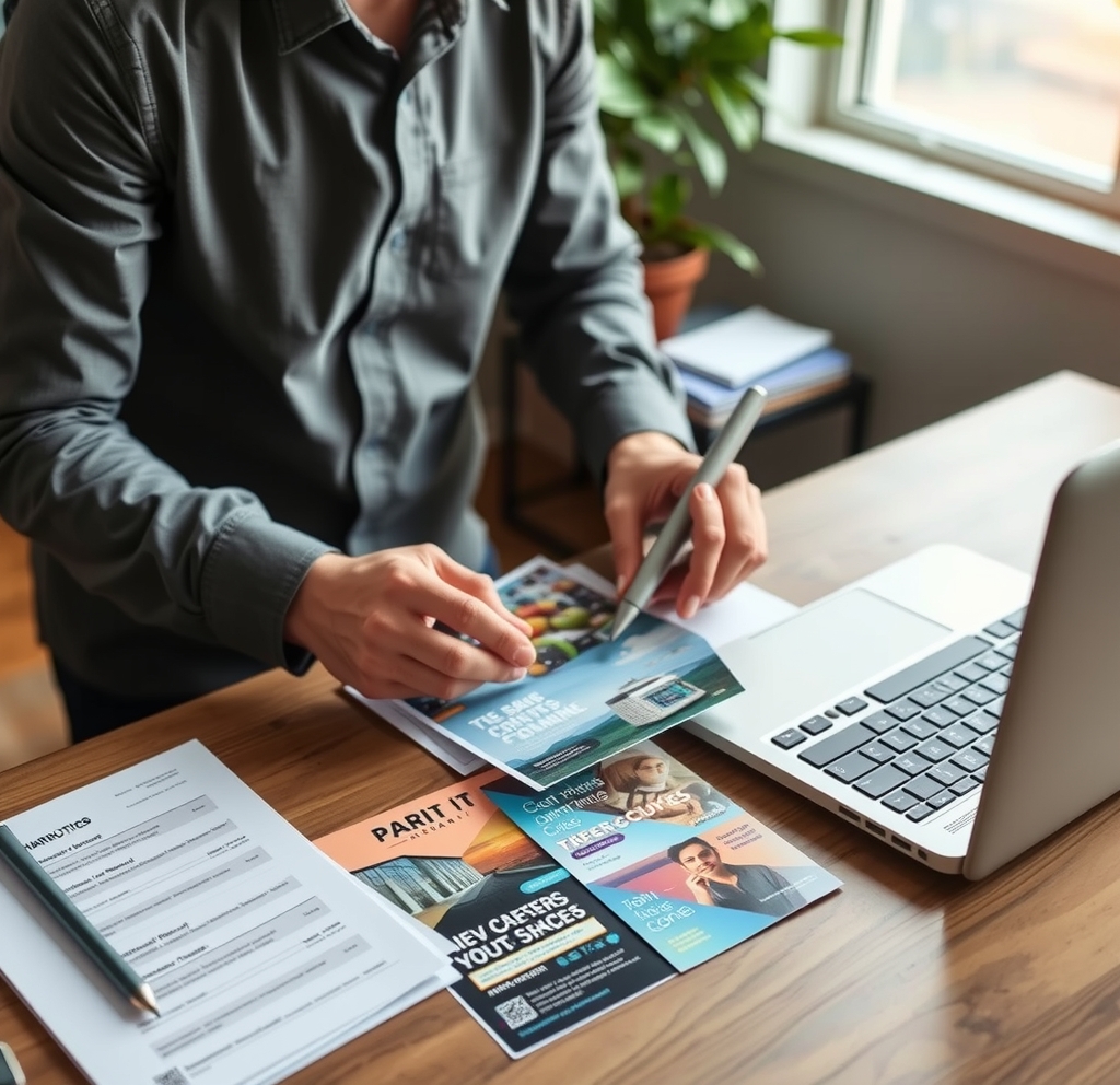 Evaluating the best Flyer Printing Options environment