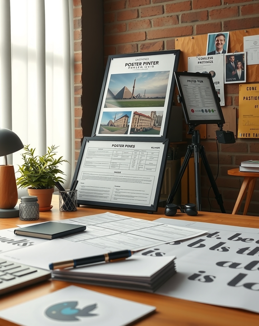 Checklist for Posters Printing Cvs