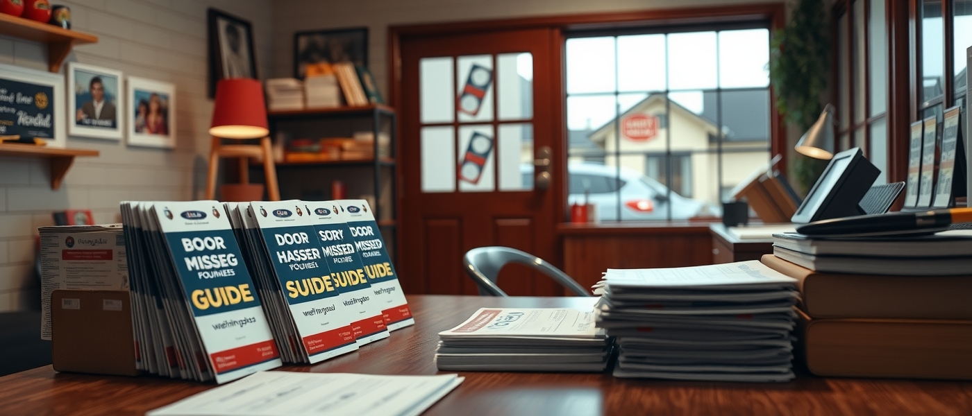 Preparation visual for Door Hangers Sorry We Missed You Guide