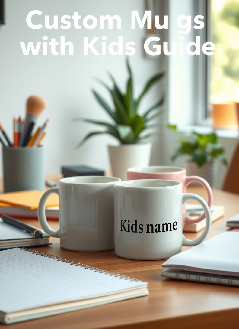 Preparation visual for Custom Mugs with Kids Names Guide