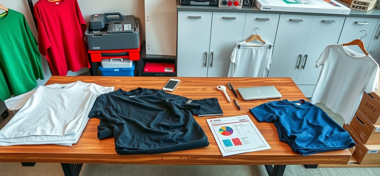 Preparation visual for Tshirt Printing Near Me Online Guide