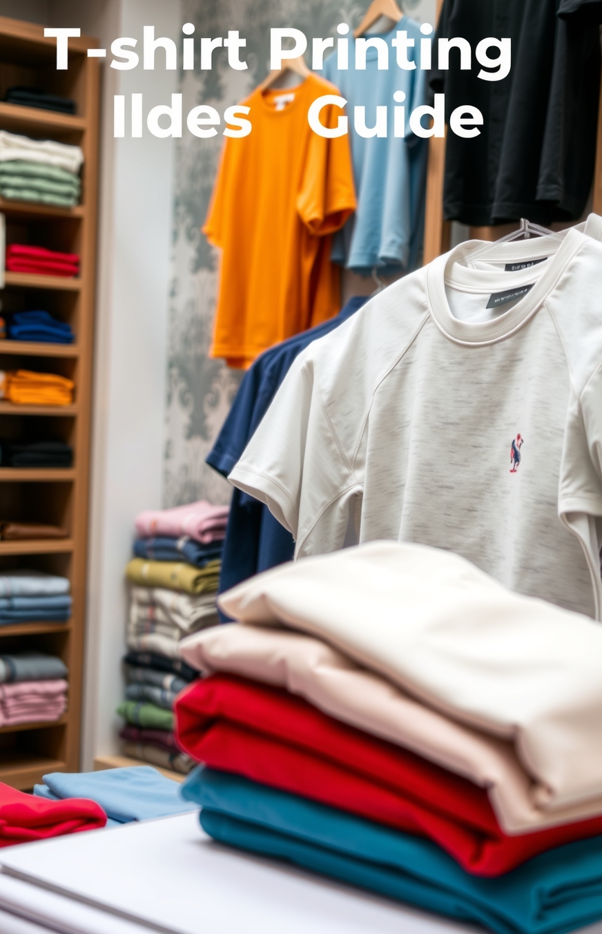 Checklist for Tshirt Printing Ideas Guide