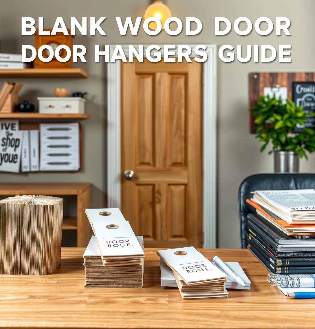 Preparation visual for Blank Wood Door Hangers Guide