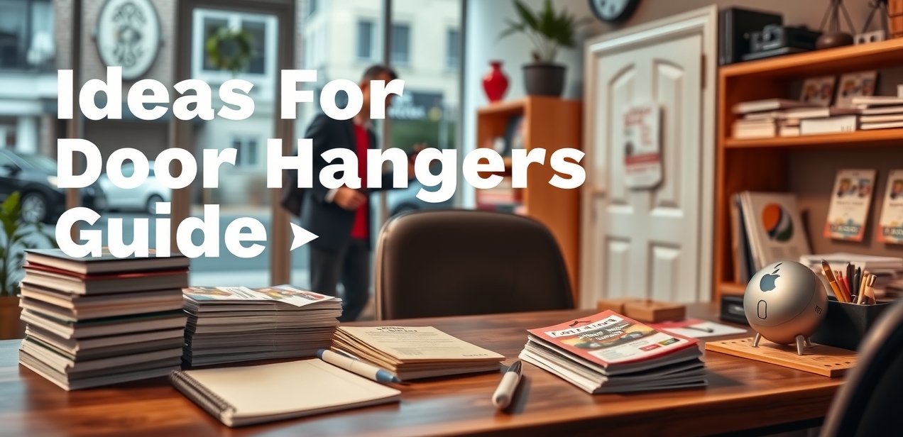 Quality check visual for Ideas for Door Hangers Guide