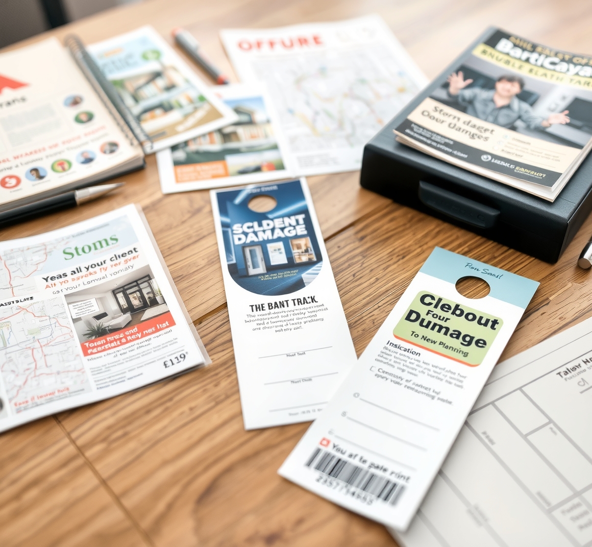 Quality check visual for Storm Damage Door Hangers Guide