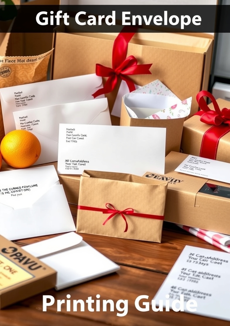 Preparation visual for Gift Card Envelope Printing Guide